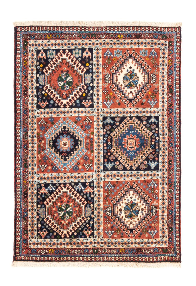 Alfombra persa - Nómada - 116 x 82 cm - multicolor