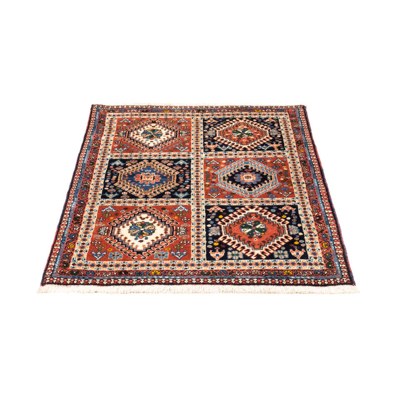 Alfombra persa - Nómada - 116 x 82 cm - multicolor