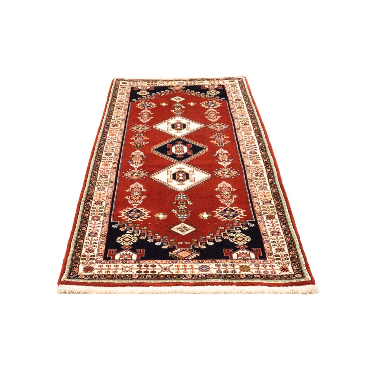 Alfombra de pasillo Alfombra persa - Nómada - 208 x 84 cm - rojo