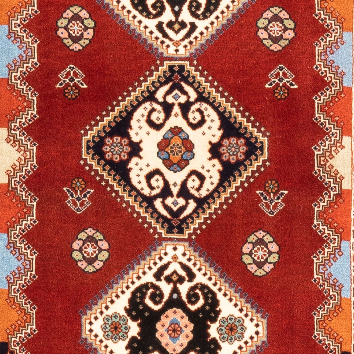 Alfombra de pasillo Alfombra persa - Nómada - 212 x 85 cm - rojo