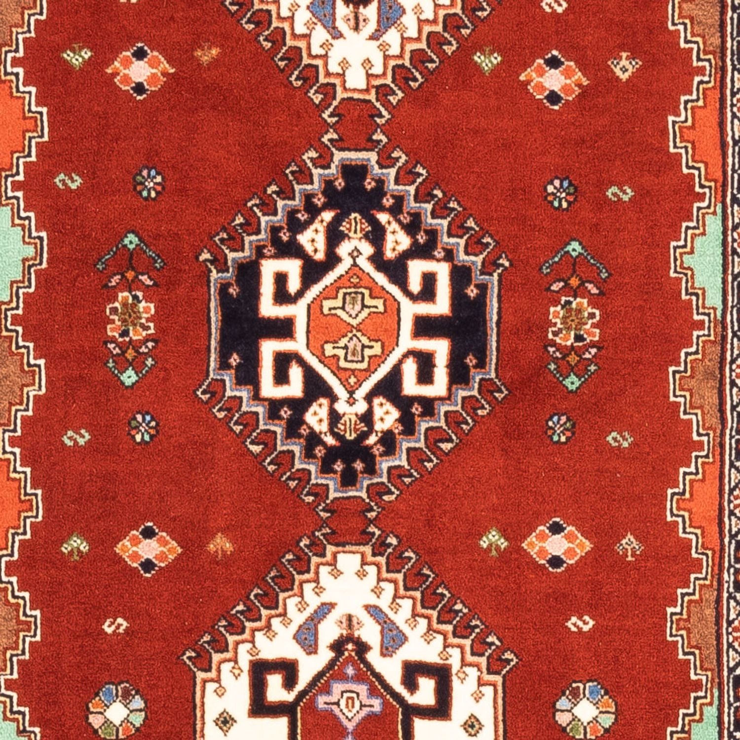 Alfombra de pasillo Alfombra persa - Nómada - 203 x 85 cm - rojo