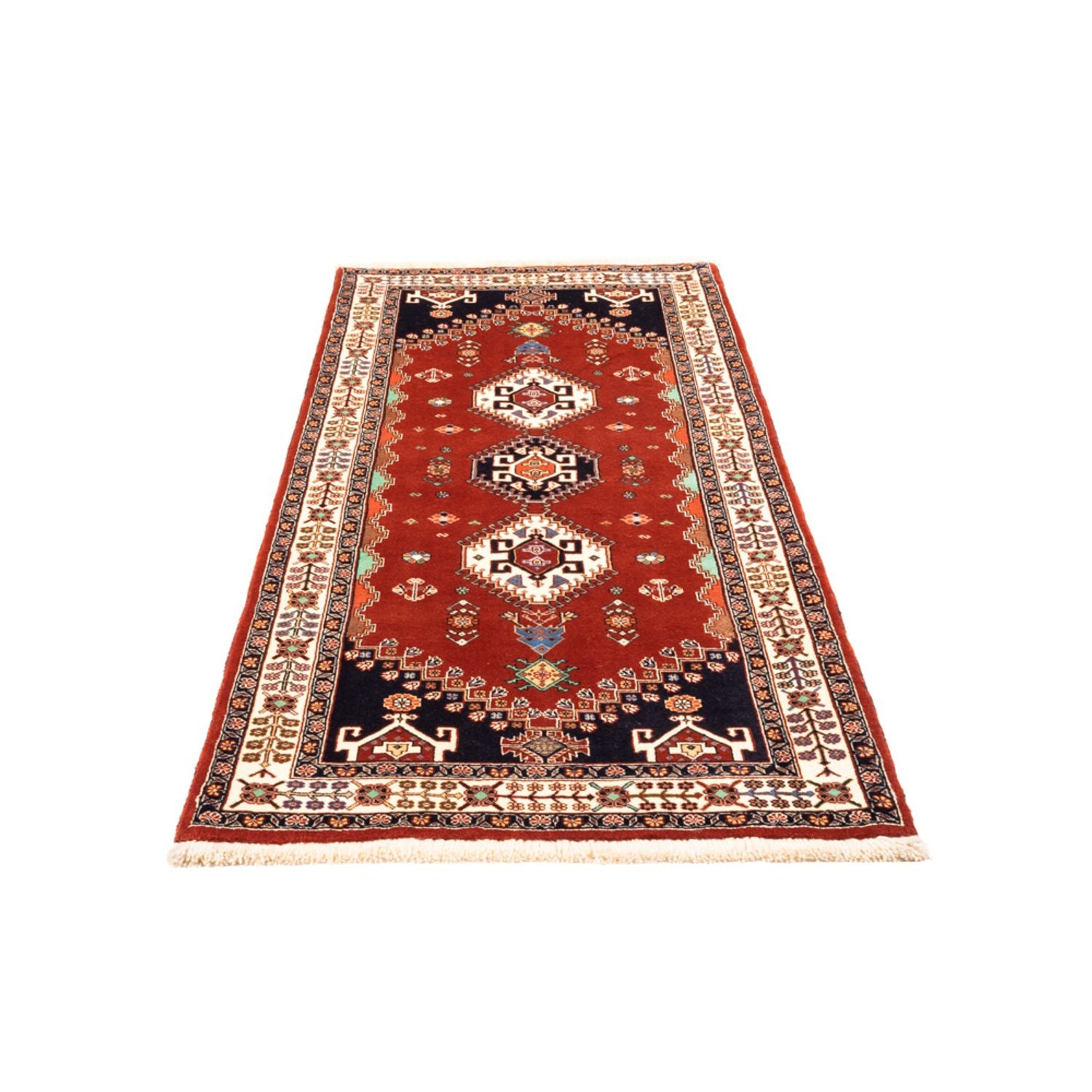 Alfombra de pasillo Alfombra persa - Nómada - 203 x 85 cm - rojo