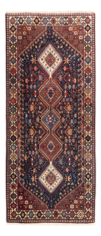 Alfombra de pasillo Alfombra persa - Nómada - 188 x 82 cm - azul oscuro