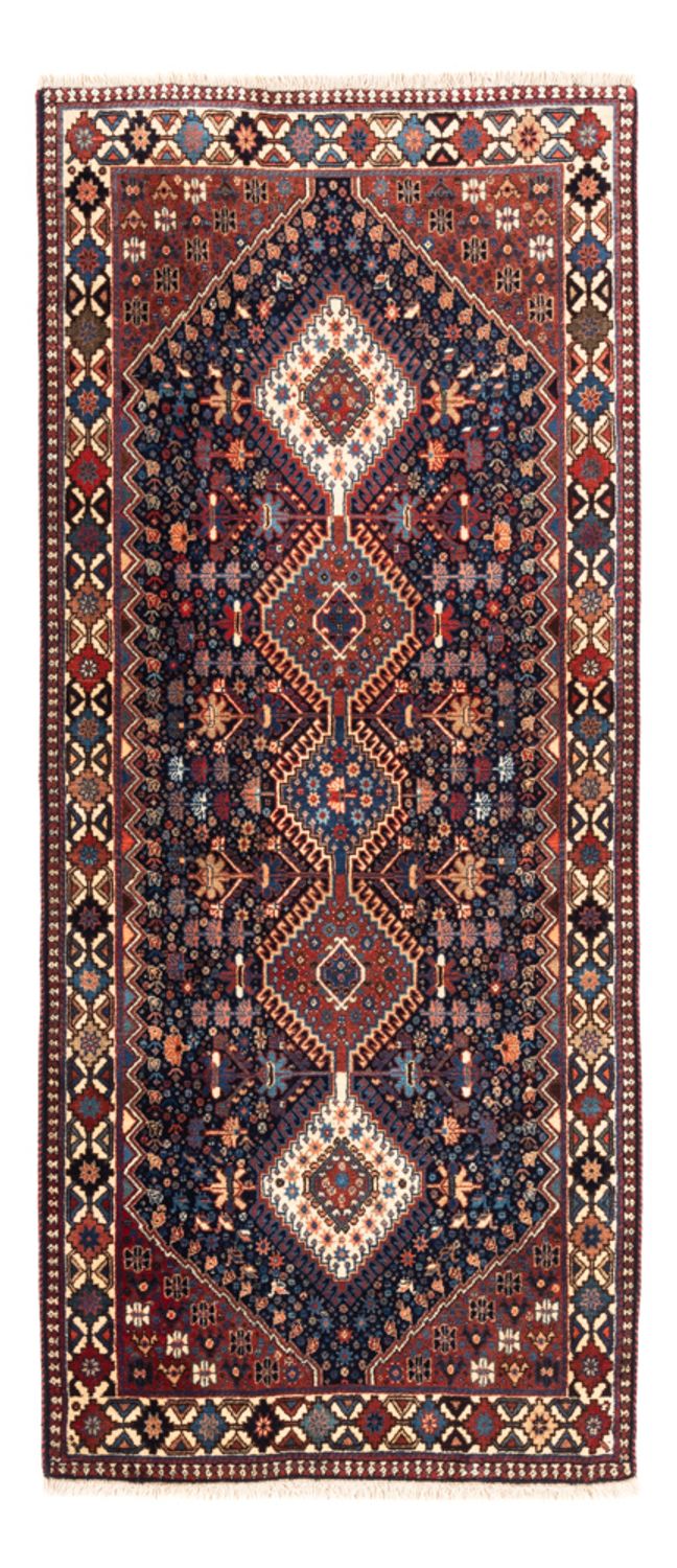 Alfombra de pasillo Alfombra persa - Nómada - 188 x 82 cm - azul oscuro