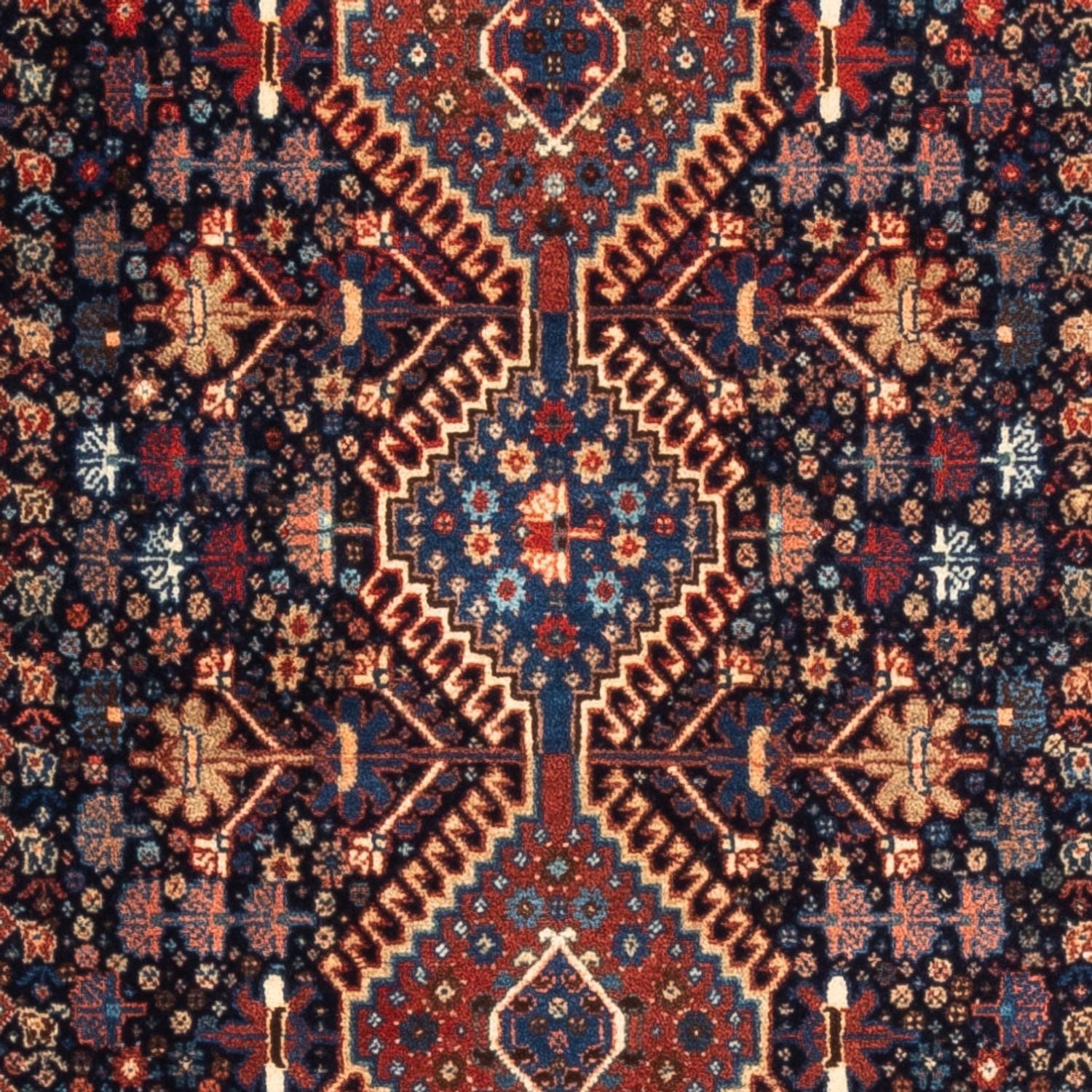 Alfombra de pasillo Alfombra persa - Nómada - 188 x 82 cm - azul oscuro