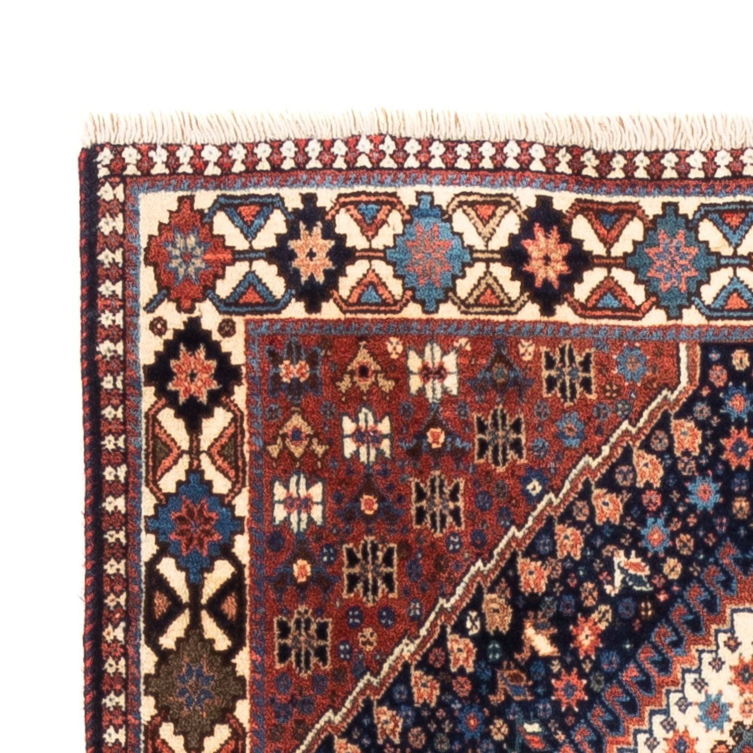 Alfombra de pasillo Alfombra persa - Nómada - 188 x 82 cm - azul oscuro