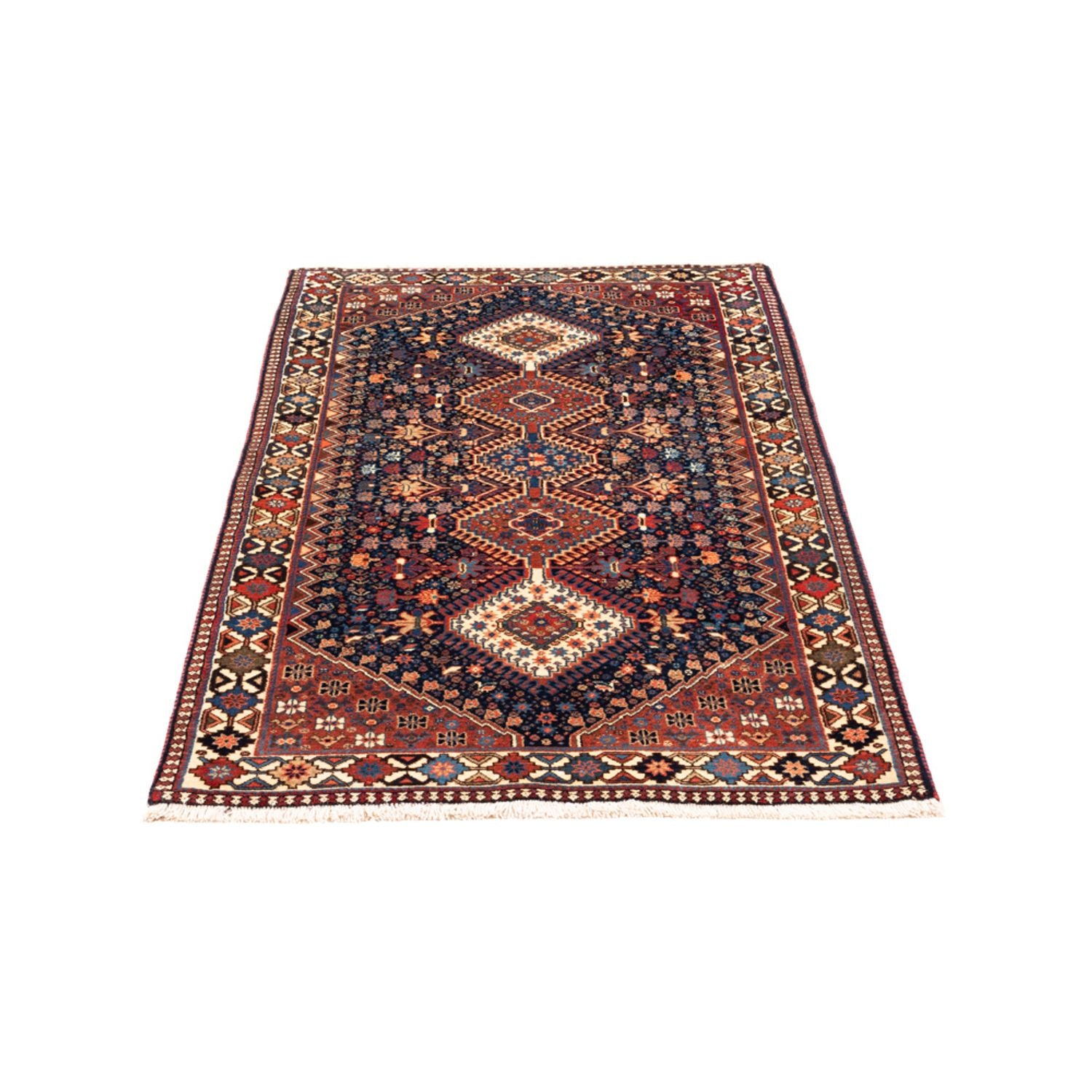 Alfombra de pasillo Alfombra persa - Nómada - 188 x 82 cm - azul oscuro