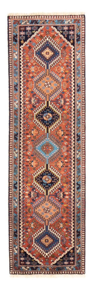 Alfombra de pasillo Alfombra persa - Nómada - 200 x 62 cm - rojo