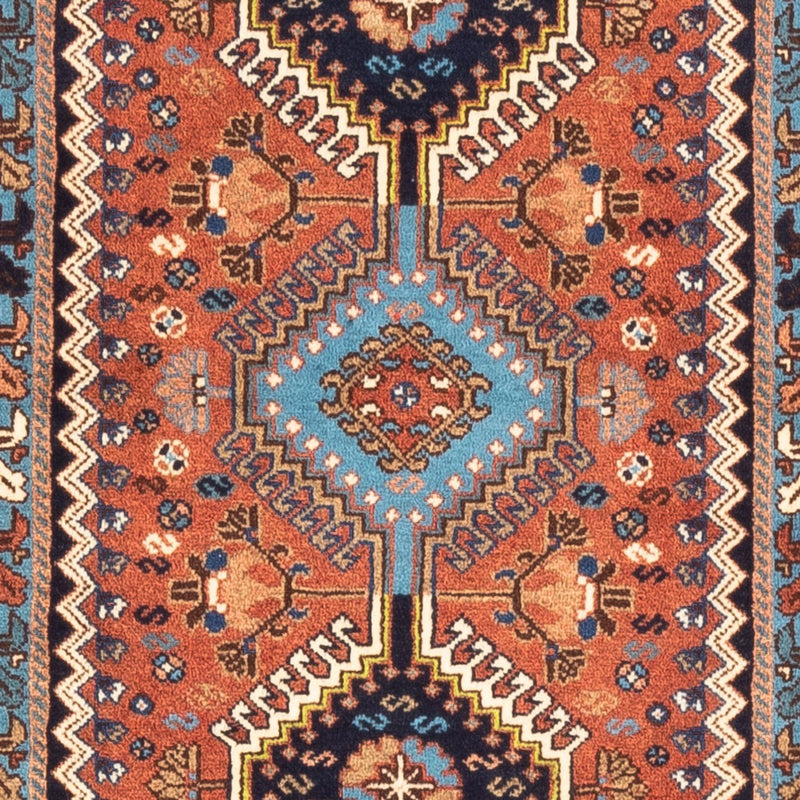Alfombra de pasillo Alfombra persa - Nómada - 200 x 62 cm - rojo
