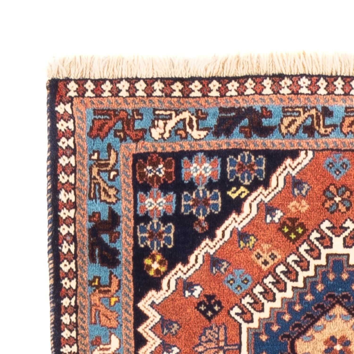 Alfombra de pasillo Alfombra persa - Nómada - 200 x 62 cm - rojo