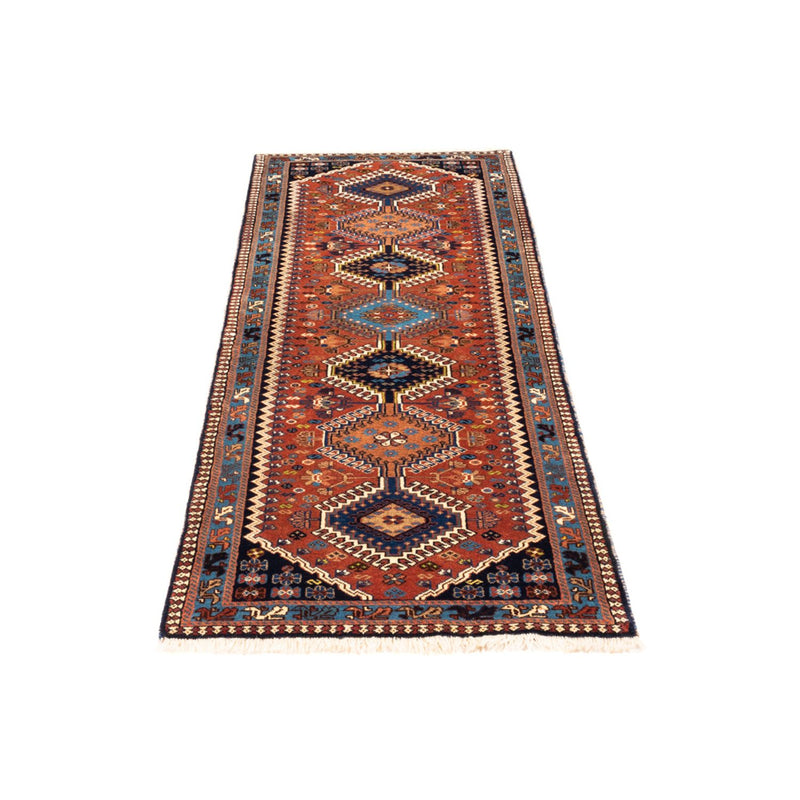 Alfombra de pasillo Alfombra persa - Nómada - 200 x 62 cm - rojo