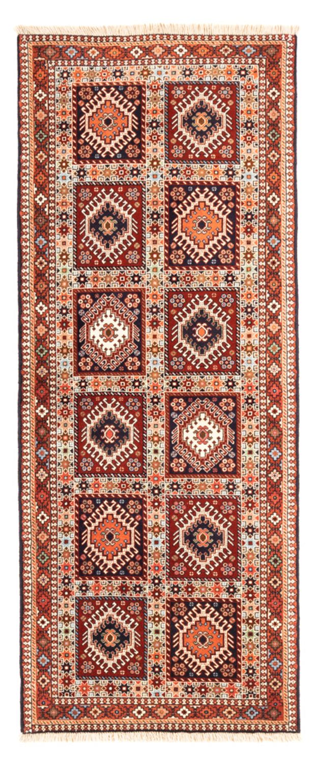Alfombra de pasillo Alfombra persa - Nómada - 209 x 80 cm - rojo