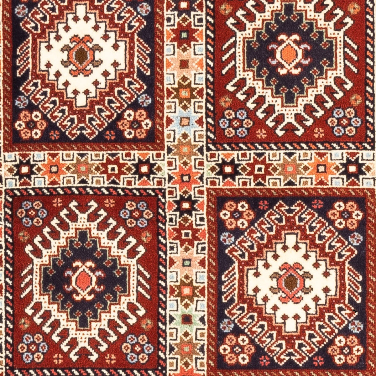 Alfombra de pasillo Alfombra persa - Nómada - 209 x 80 cm - rojo