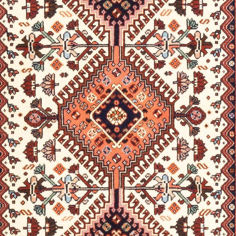 Alfombra de pasillo Alfombra persa - Nómada - 215 x 83 cm - crema