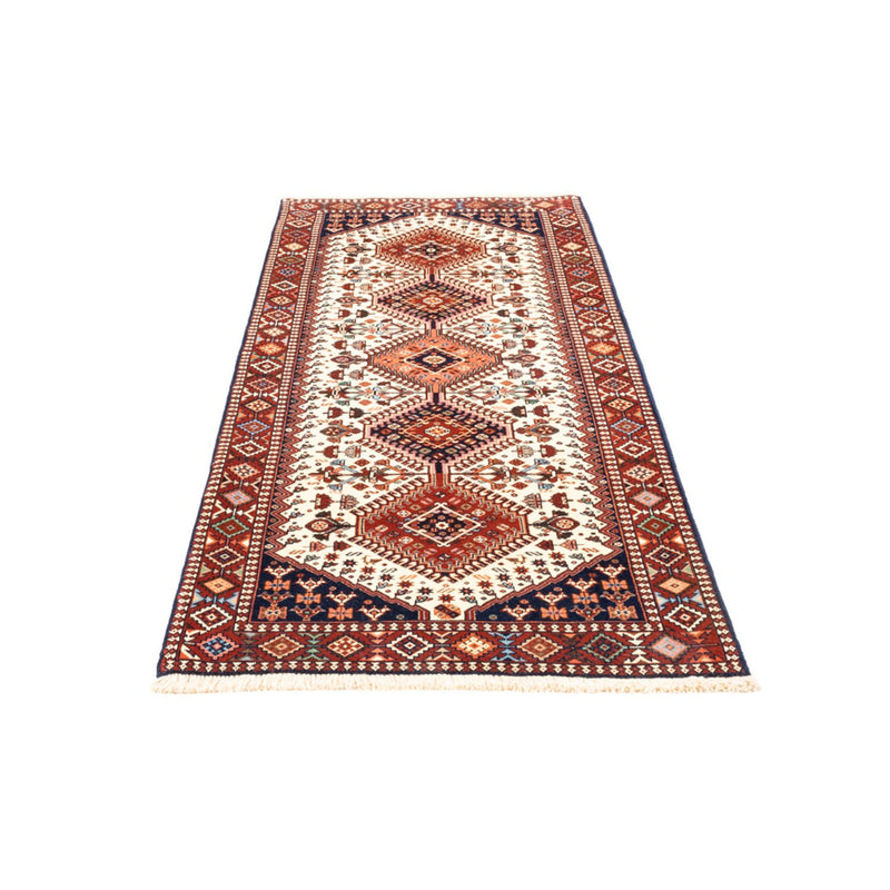 Alfombra de pasillo Alfombra persa - Nómada - 215 x 83 cm - crema