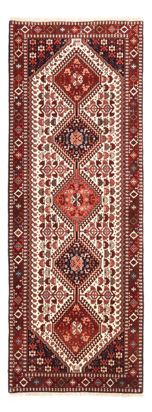 Alfombra de pasillo Alfombra persa - Nómada - 225 x 84 cm - crema