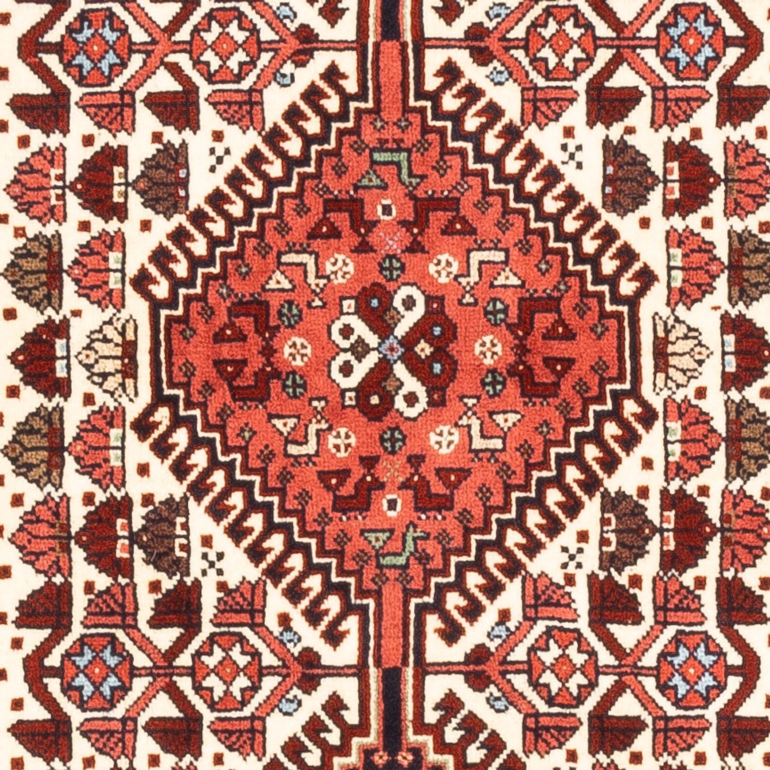Alfombra de pasillo Alfombra persa - Nómada - 225 x 84 cm - crema