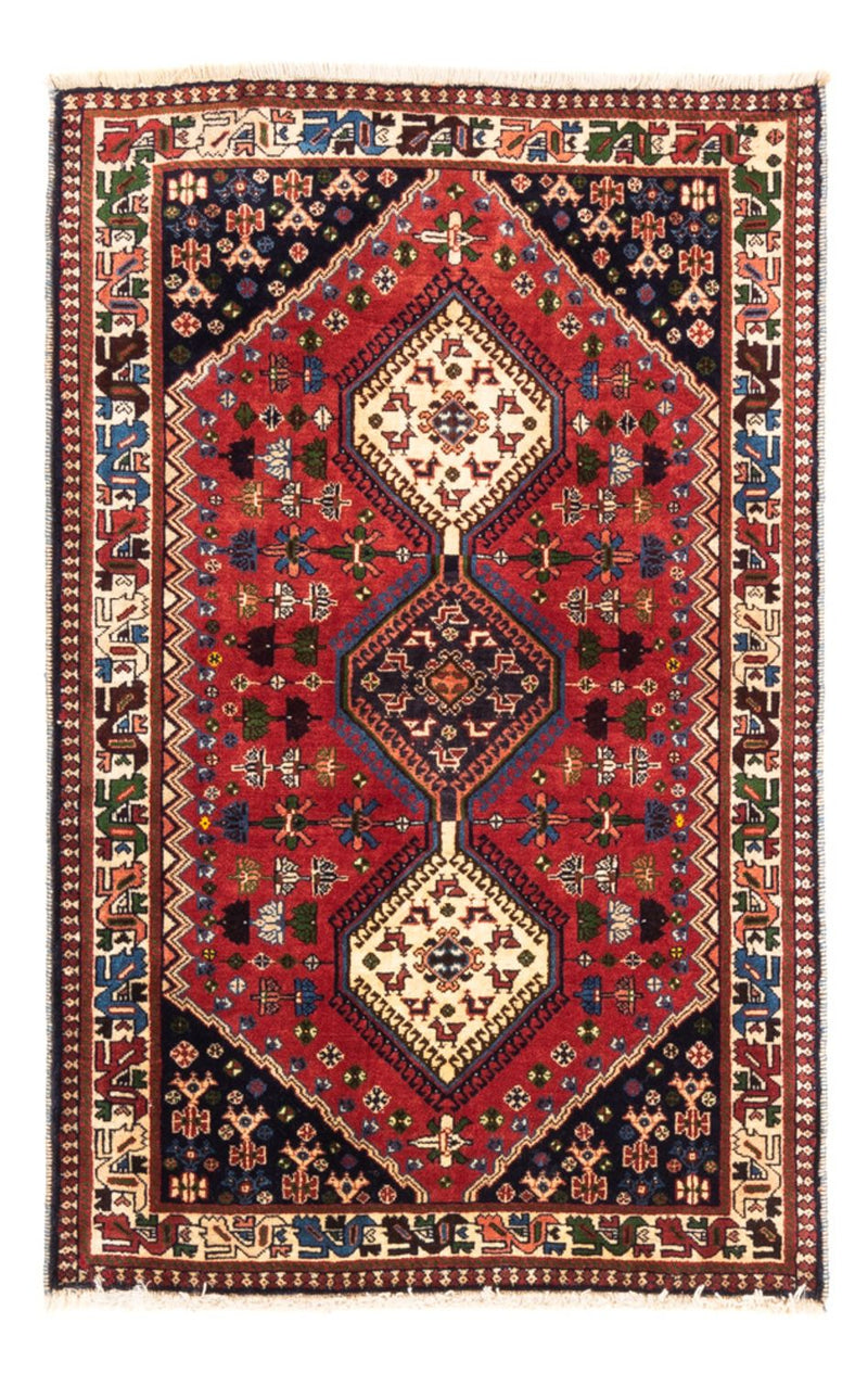 Alfombra persa - Nómada - 127 x 80 cm - rojo