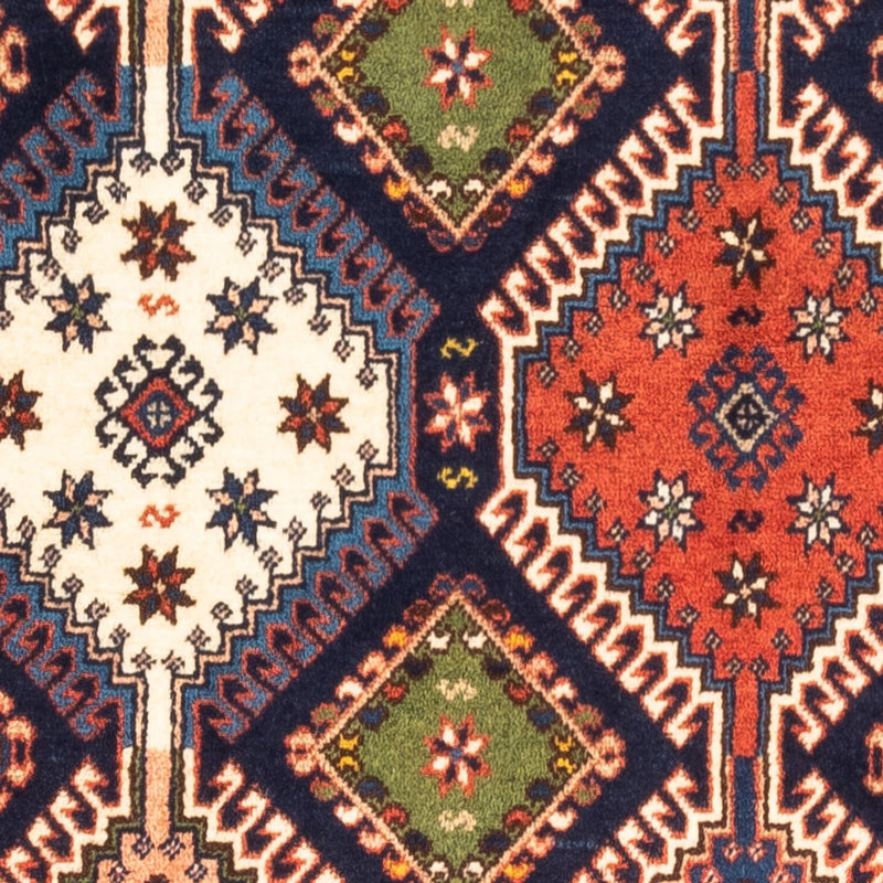 Alfombra persa - Nómada - 125 x 83 cm - multicolor