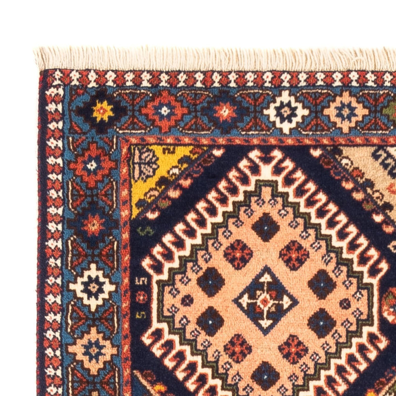 Alfombra persa - Nómada - 125 x 83 cm - multicolor
