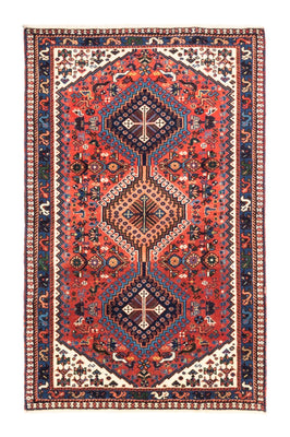 Alfombra persa - Nómada - 124 x 80 cm - rojo