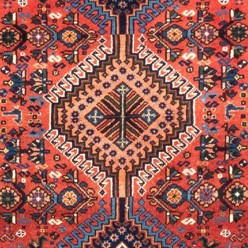 Alfombra persa - Nómada - 124 x 80 cm - rojo