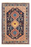 Alfombra persa - Nómada - 120 x 84 cm - azul oscuro