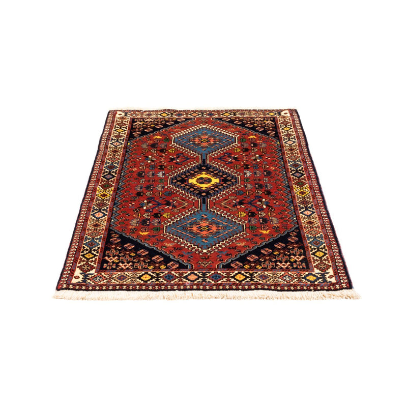 Alfombra persa - Nómada - 130 x 80 cm - rojo