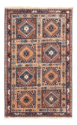Alfombra persa - Nómada - 132 x 82 cm - multicolor