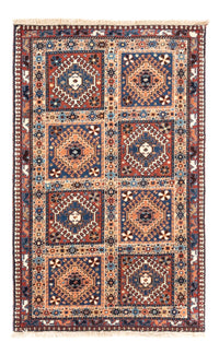 Alfombra persa - Nómada - 132 x 82 cm - multicolor
