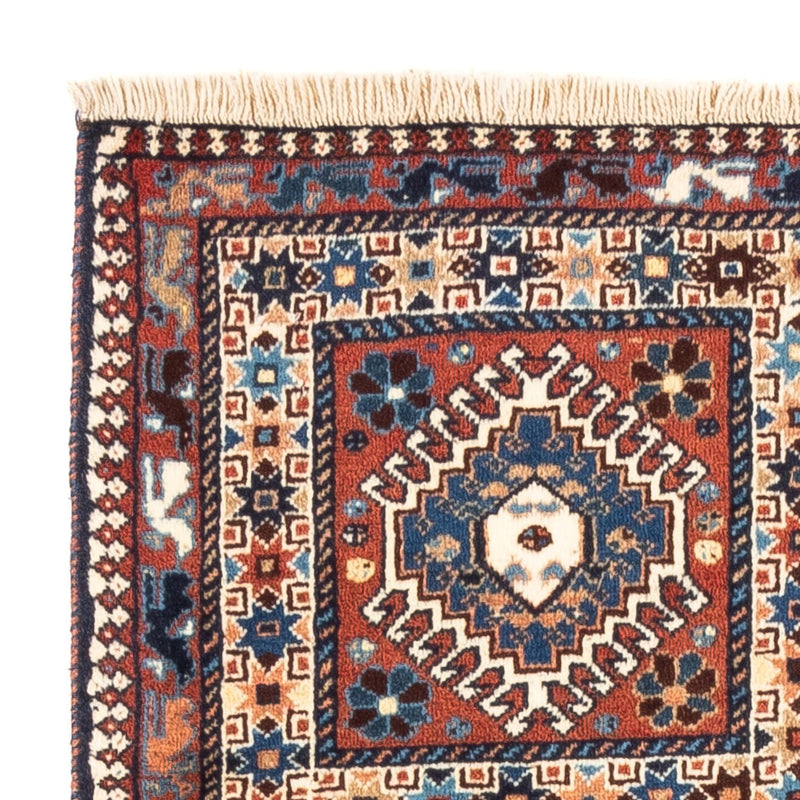 Alfombra persa - Nómada - 132 x 82 cm - multicolor