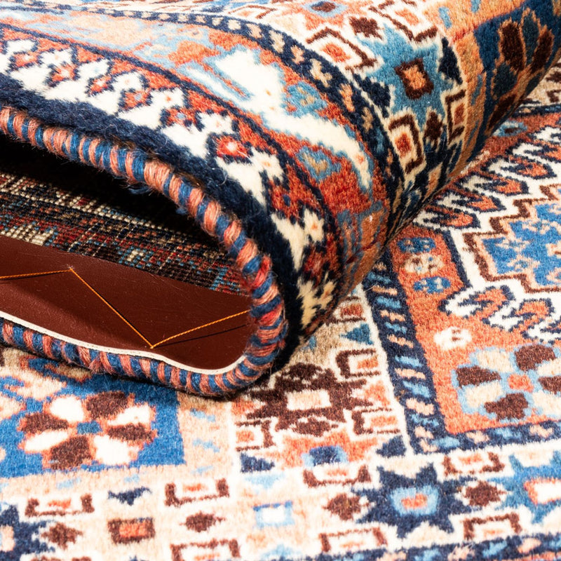 Alfombra persa - Nómada - 132 x 82 cm - multicolor