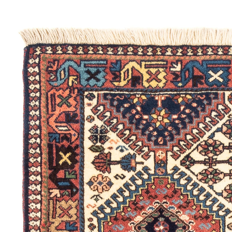 Alfombra persa - Nómada - 130 x 83 cm - crema