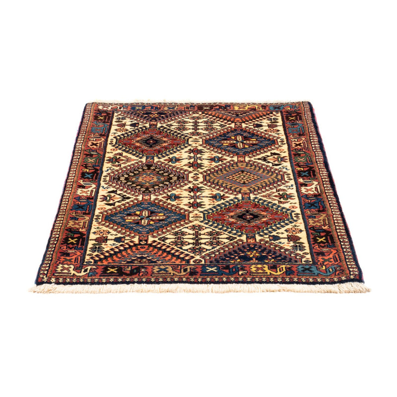 Alfombra persa - Nómada - 130 x 83 cm - crema