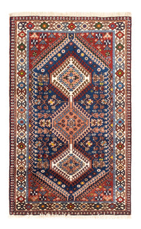 Alfombra persa - Nómada - 133 x 82 cm - azul oscuro
