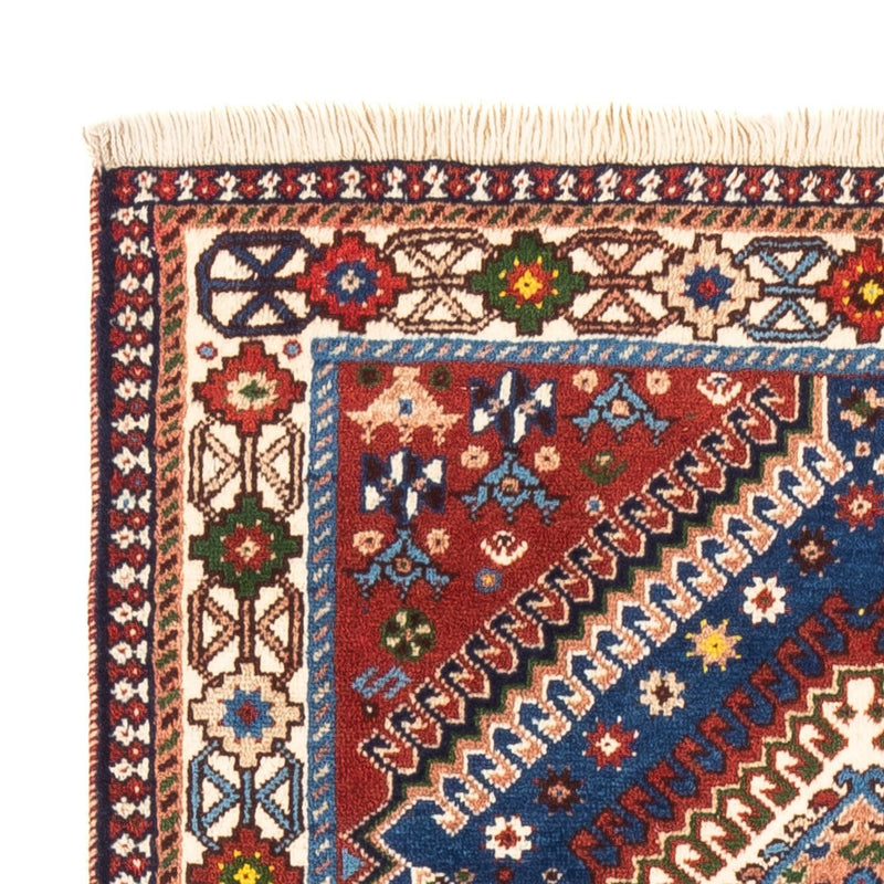 Alfombra persa - Nómada - 133 x 82 cm - azul oscuro