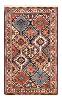 Alfombra persa - Nómada - 126 x 80 cm - multicolor