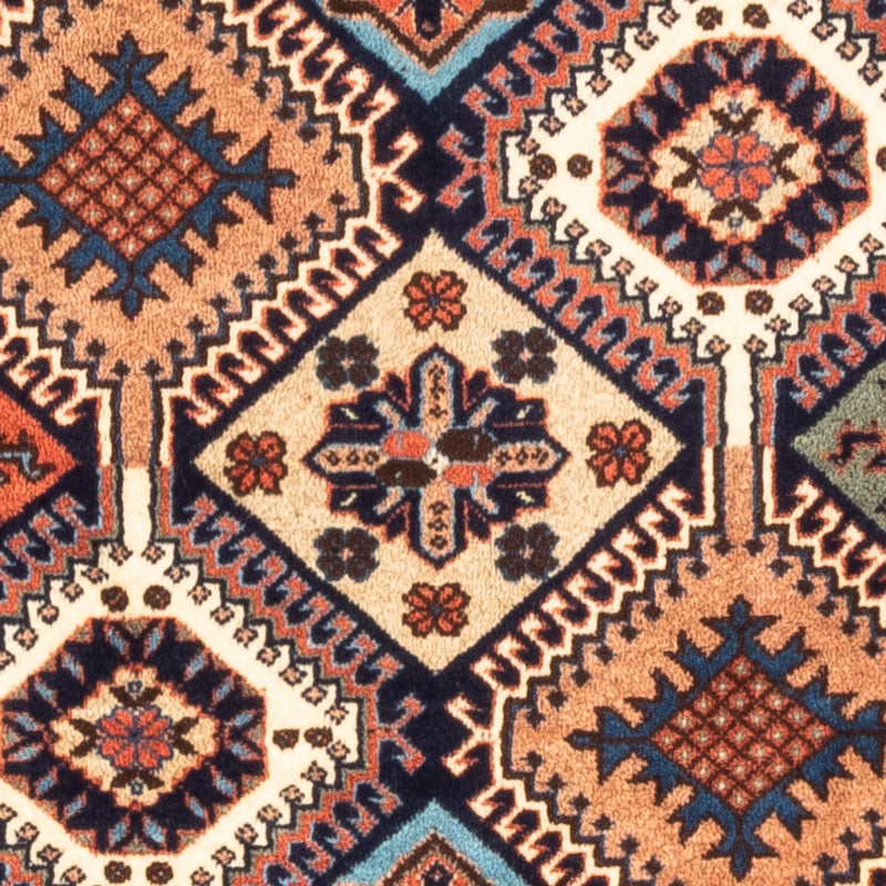 Alfombra persa - Nómada - 126 x 80 cm - multicolor
