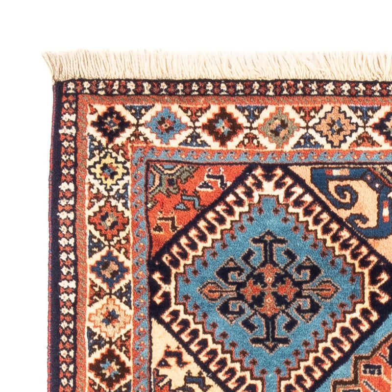 Alfombra persa - Nómada - 126 x 80 cm - multicolor