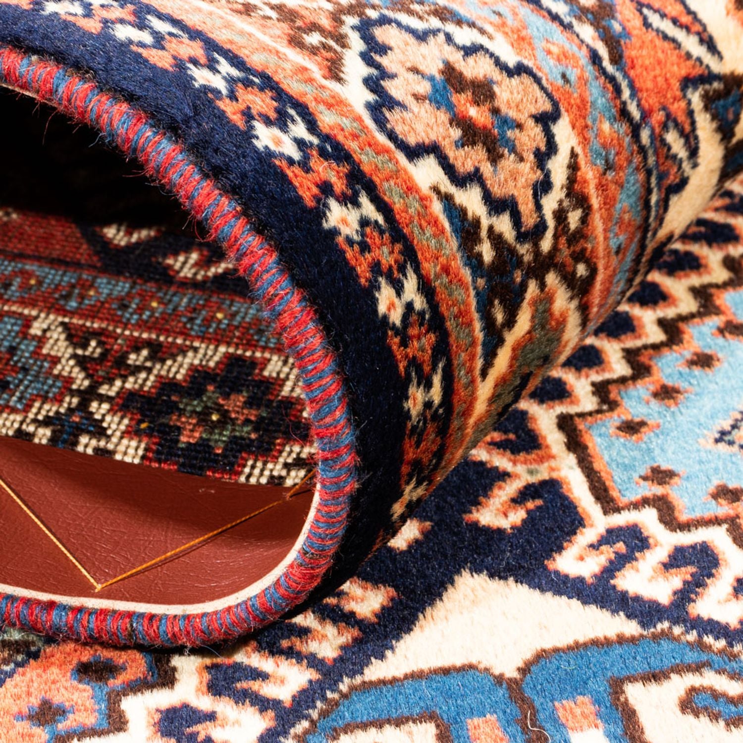 Alfombra persa - Nómada - 126 x 80 cm - multicolor