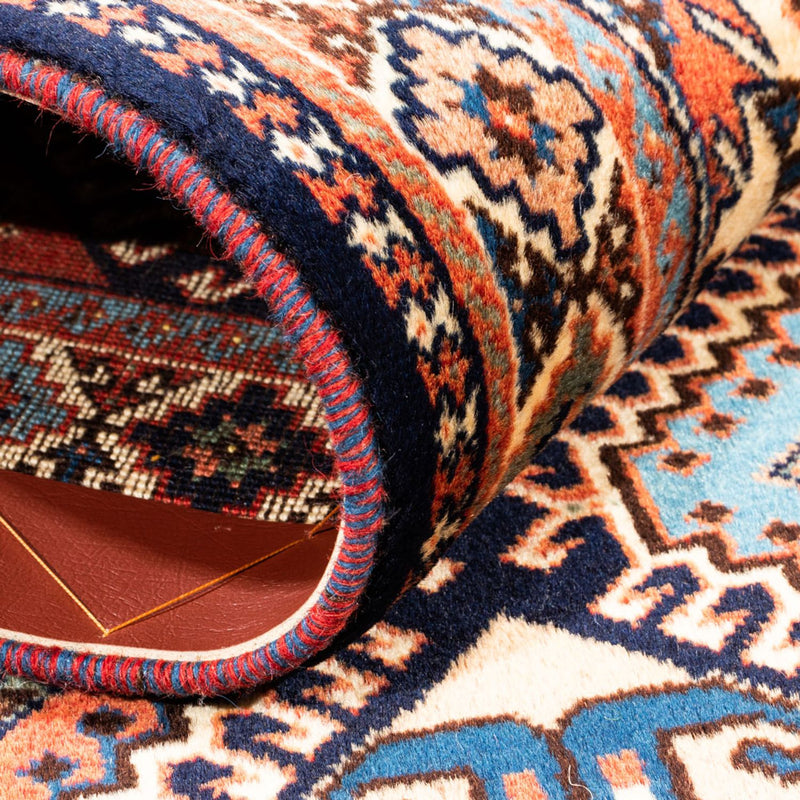 Alfombra persa - Nómada - 126 x 80 cm - multicolor