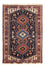 Alfombra persa - Nómada - 125 x 83 cm - azul oscuro