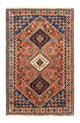 Alfombra persa - Nómada - 127 x 84 cm - rojo