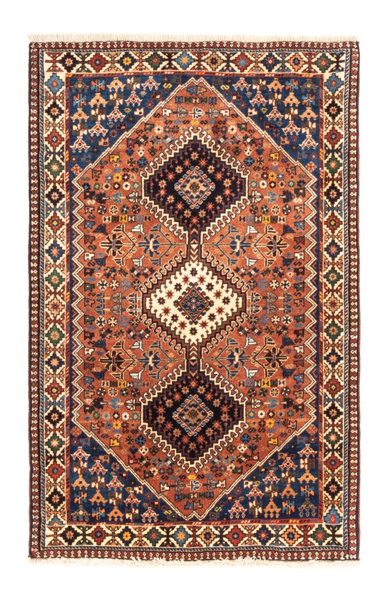 Alfombra persa - Nómada - 127 x 84 cm - rojo