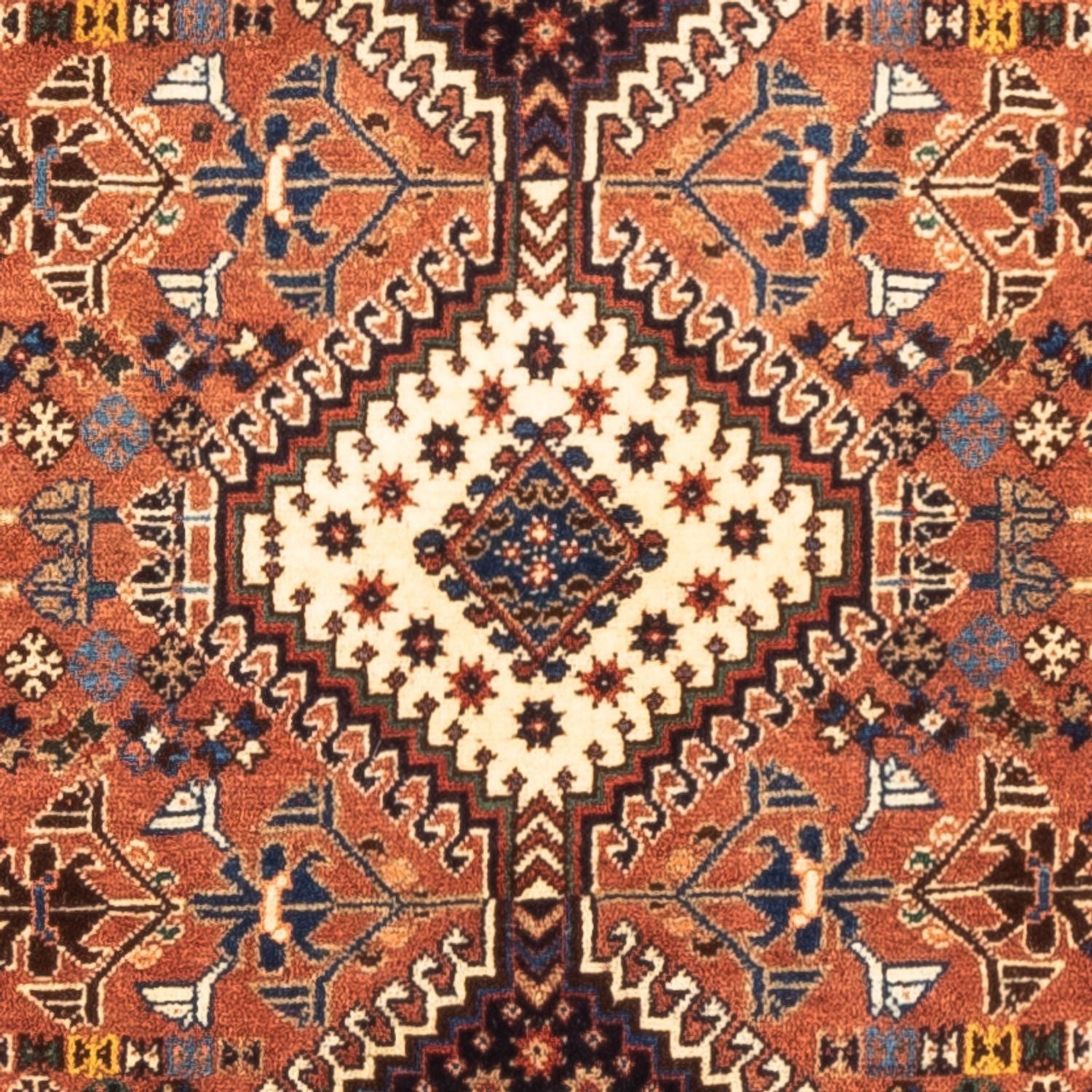 Alfombra persa - Nómada - 127 x 84 cm - rojo