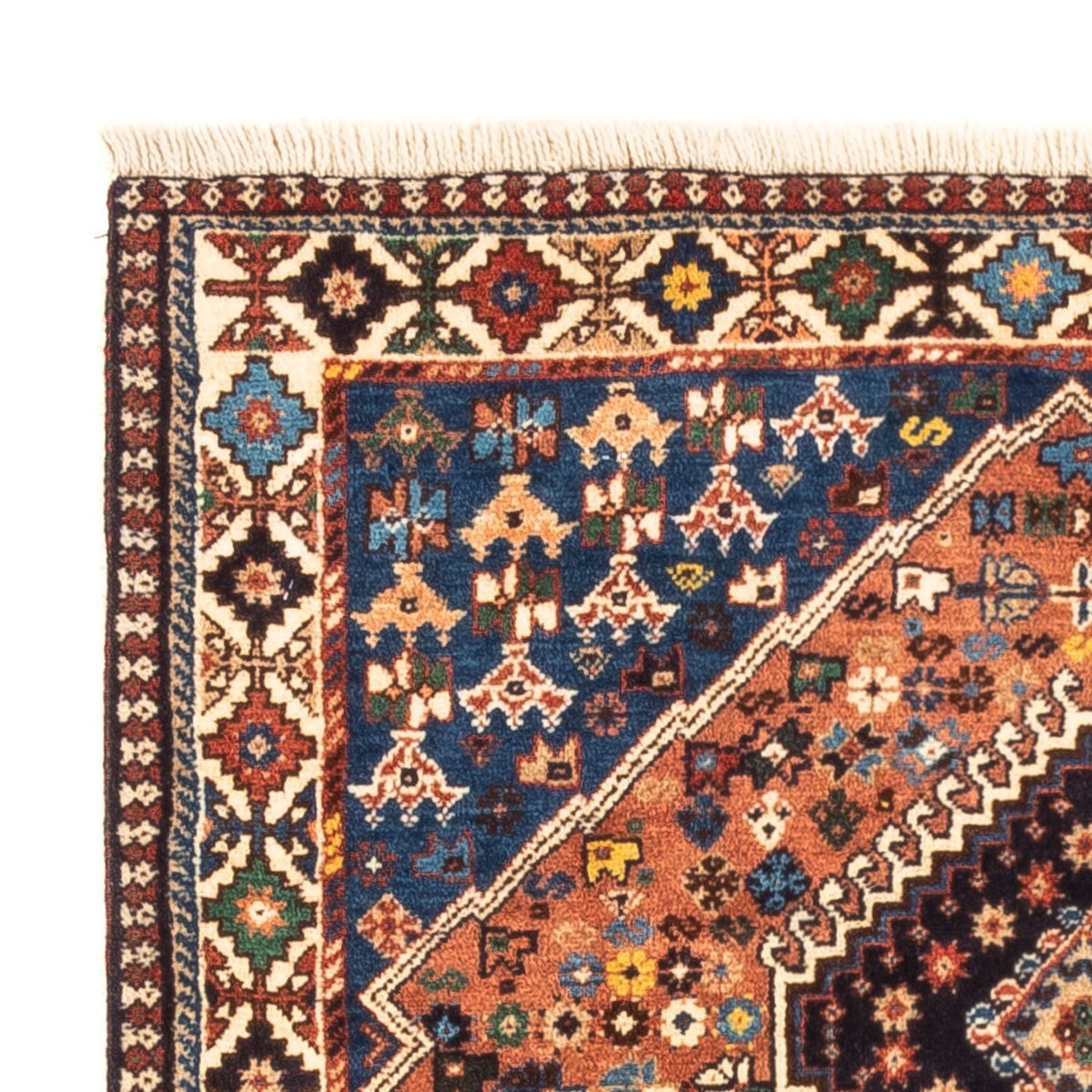 Alfombra persa - Nómada - 127 x 84 cm - rojo