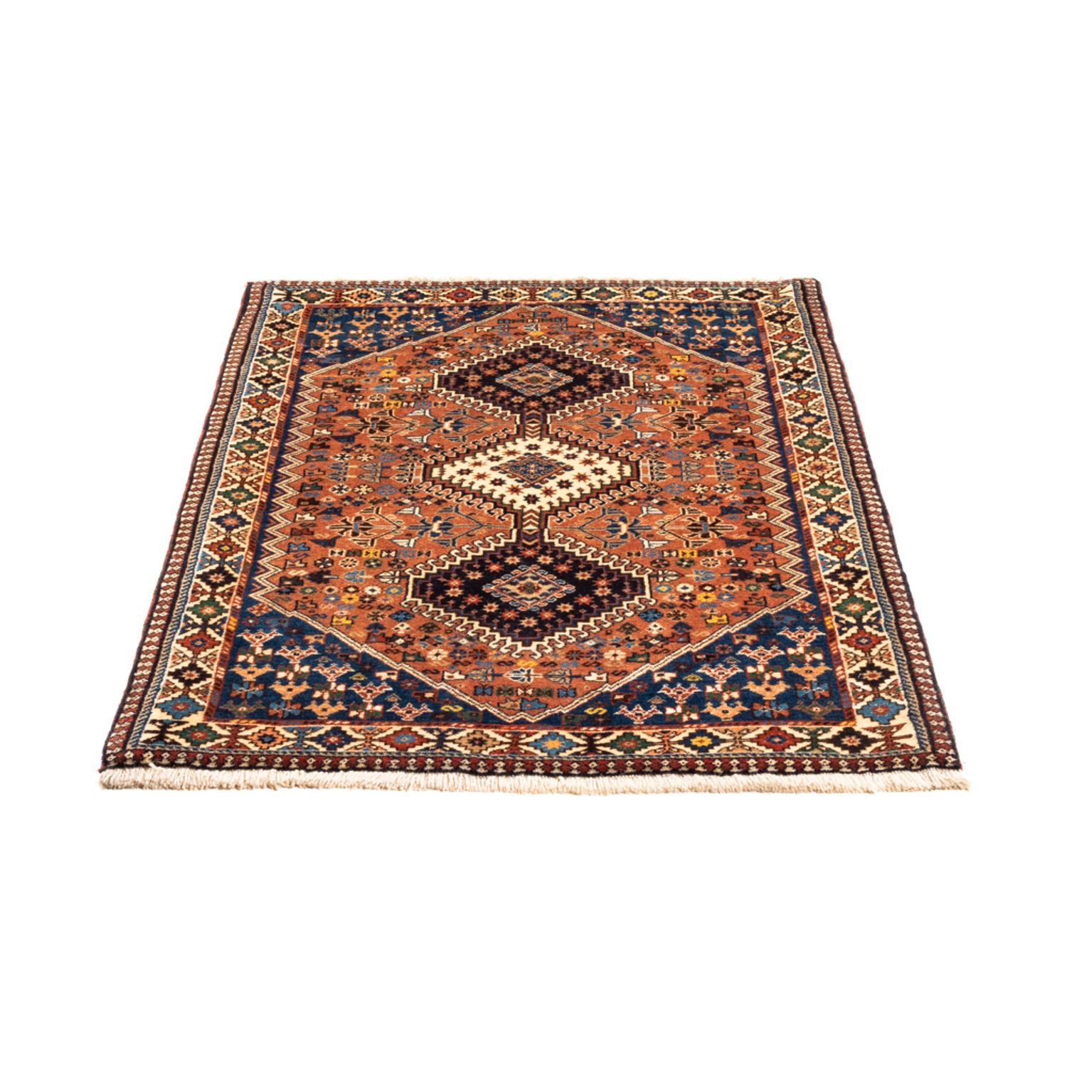 Alfombra persa - Nómada - 127 x 84 cm - rojo