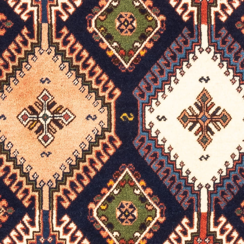 Alfombra persa - Nómada - 128 x 80 cm - multicolor