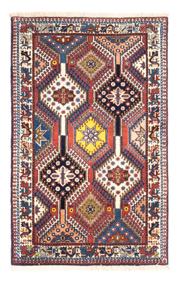 Alfombra persa - Nómada - 128 x 82 cm - multicolor