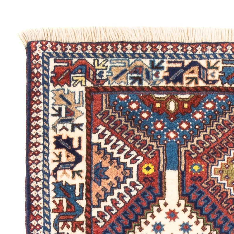 Alfombra persa - Nómada - 128 x 82 cm - multicolor